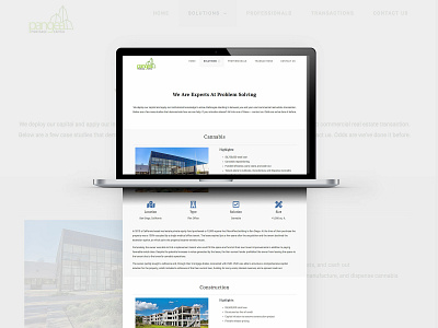 PMC Website digital navigation pangea pangea mortgage capital pangea properties pangea real estate website website design