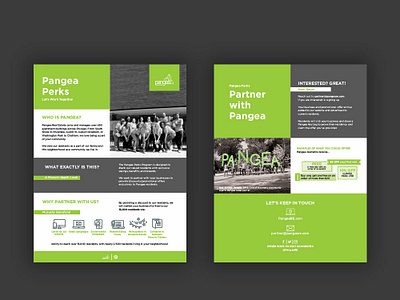 Pangea Flyer chicago chicago real estate green marketing pangea pangea properties pangea real estate print print marketing real estate