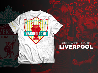 Liverpool T-Shirt champions league crest liverpool liverpool fc soccer t shirt t shirt design t shirt mockup