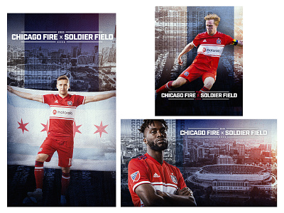Chicago Fire Solider Field Announcement Graphics chicago fire cj sapong dax frankowski instagram instagram story mls sapong soccer social media sports sports graphic sports graphics sportswear twitter