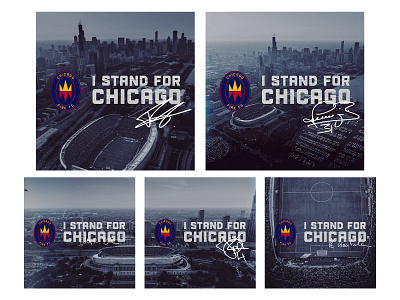 Chicago Fire FC Rebrand Player Social Graphics cf97 cffc chicago chicago fire chicago fire fc chicago fire football club football mls rebrand soccer
