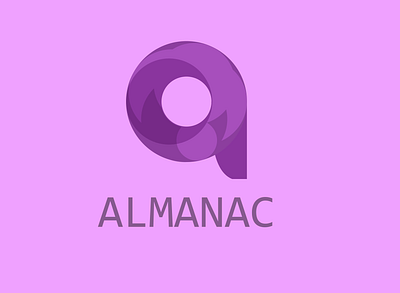Almanac - Logo Design graphic design logo design minimalistic