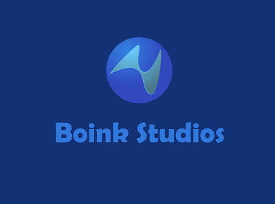 Boink Studios - Circular Logo Design circle logo graphic design logo design minimalist logo