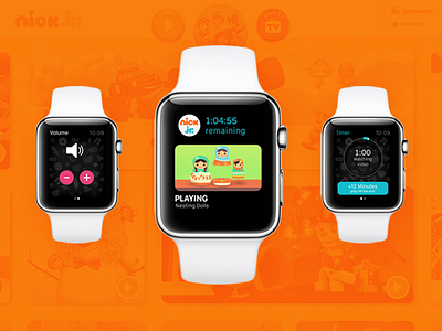 Nick Jr. for Apple Watch: The Interface