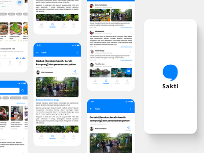 Sakti - Comunication App app apps branding chat food food dilevery gojek illustration logo sakti ui village work
