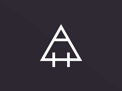 AH Monogram ah alchemy logo monogram triangle