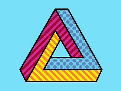 Impossible Triangle impossible triangle svg vector