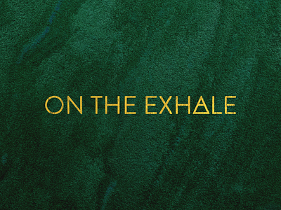 On the Exhale branding logo