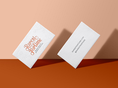 Rarest Fortune Business Cards brand collateral business cards