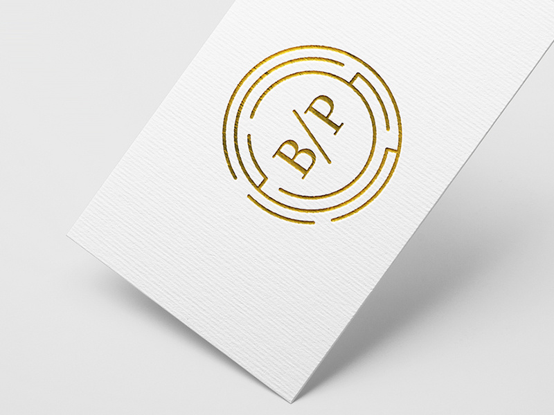 Bsp labyrinth serif logo branding