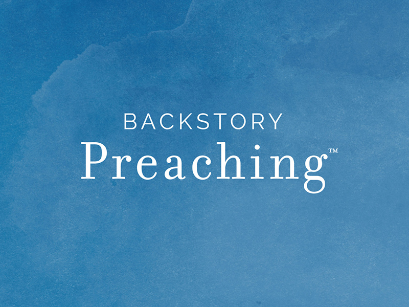 Backstory Preaching watercolor sans serif serif logo branding