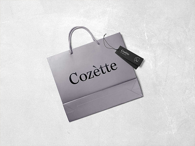 Cozétte Bag branding logo packaging serif