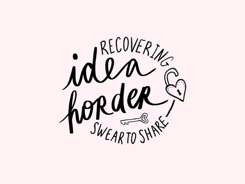Idea Horder | Pin Concept Sketch pin design illustration lettering