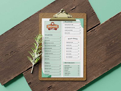 Christmas Classic Food Menu Design Template