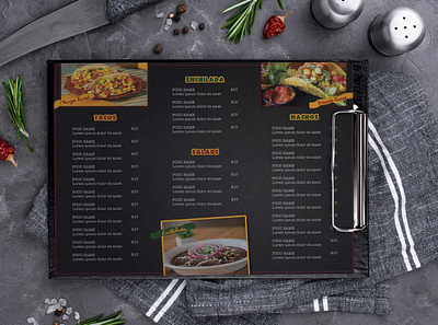 Taco Mexicana Menu Design Template animation branding design graphic design illustration illustrator minimal typography website