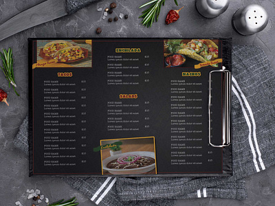 Taco Mexicana Menu Design Template