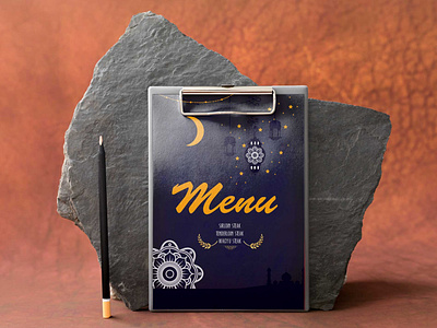 Arabian Nights Menu PSD Design