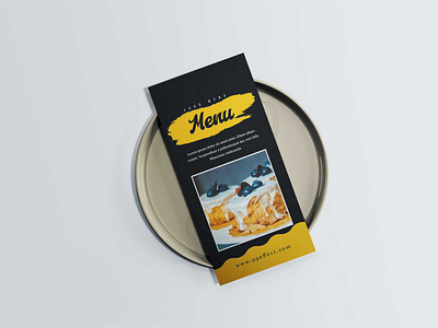 Thai Food Menu Design