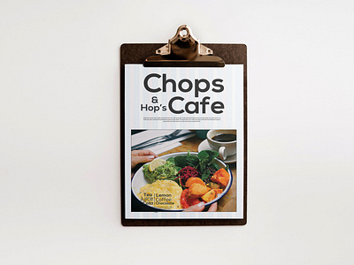 Restaurant Cafe Menu Template Design