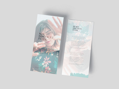 Green DL Flyer Mockup animation branding design graphic design illustration illustrator typography vector web website