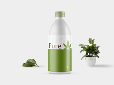 Best Pure Oil Bottle Mockup 3d animation best bottle branding design graphic design logo mockup oil pure ui