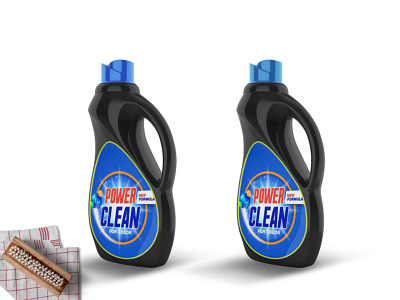 Big Detergent Bottle Mockup animation big bottle branding design detergent graphic design logo mockup ui website