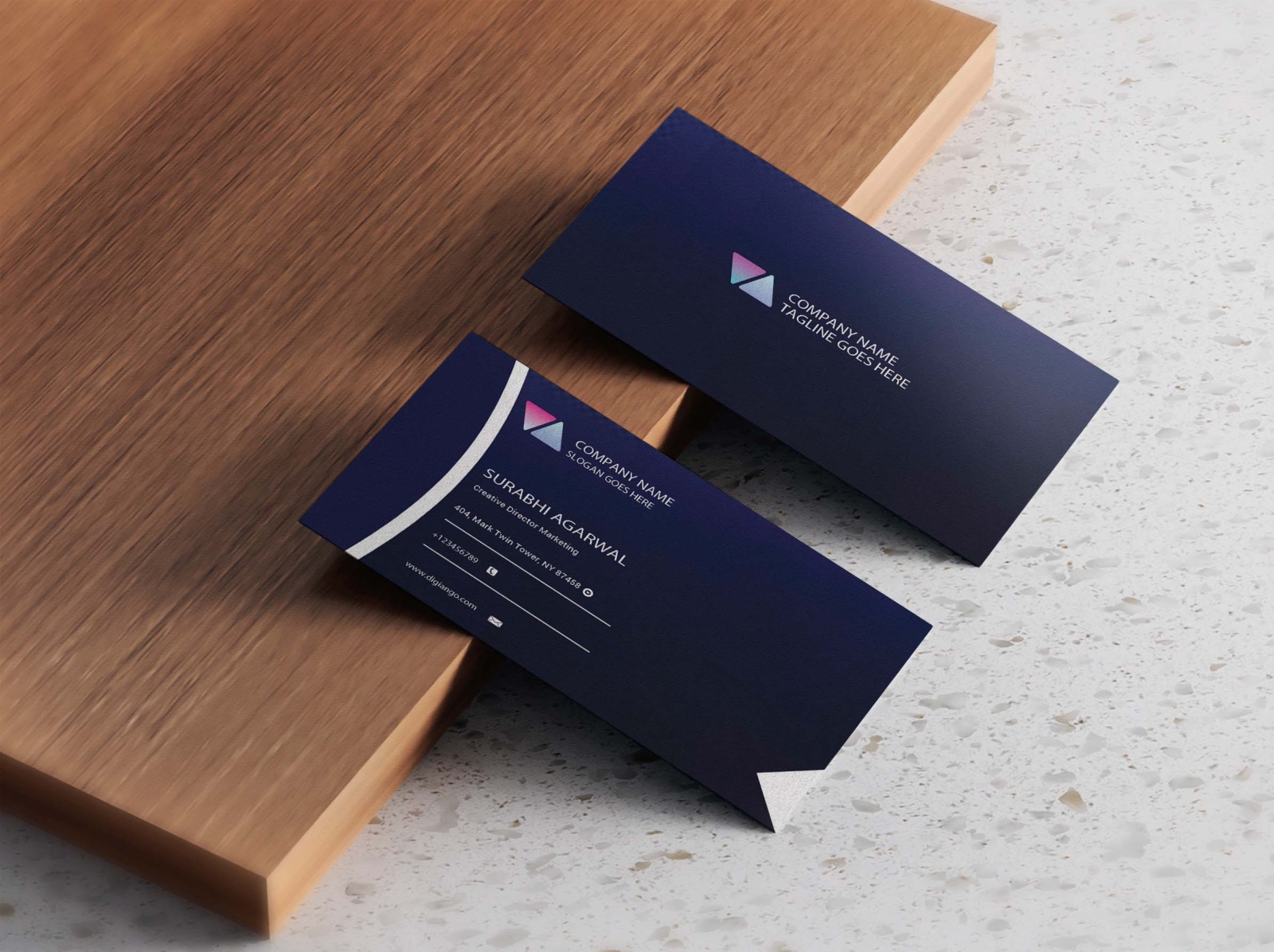 Dribbble - Free Exclusive Business Card Designs (1).jpg by Suruchi Singh