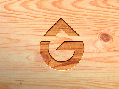 Free Pure Wooden 3D Logo Mockup