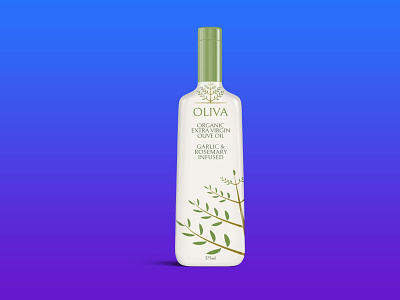 Organic Olive Oil Bottle Mockup