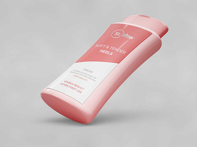 Summer Body Lotion Mockup