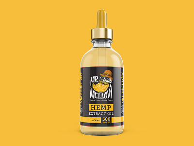 Hemp Extract Oil Mockup