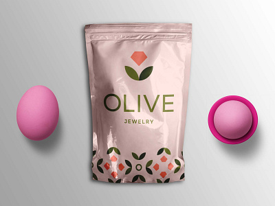 Olive Jewelry Pouch Mockup
