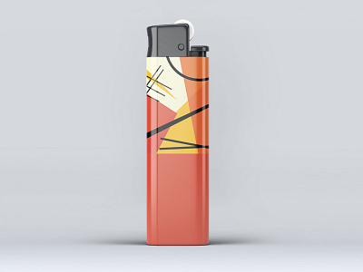 Premium Lighter Design Mockup animation branding cigarettes design freebies graphic design illustration illustrator lighter mockup new premium smoking website