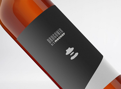 Free Wine Bottle PSD Mockup bottle download free mockup psd wine