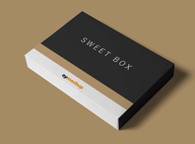 Sweet Box Free Mockup best box clean download free mockup new packaging psd sweet