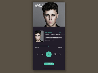 Music App Screen branding design graphic design hero image illustration logo prototyping typography ui vector