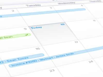 Calendar app blue button calendar date filter green interface light pictos ui ux webapp