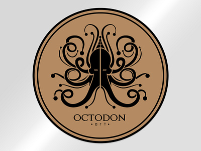 Octodon Art Logo Design branding company logo design graphic design home design icon illustration logo logogram typography ui ux vector website