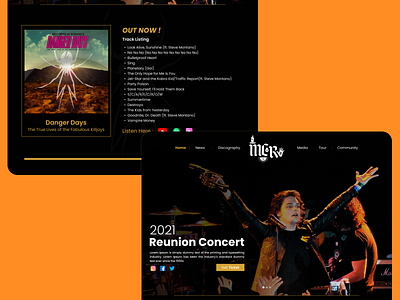 MCR Website UI Concept