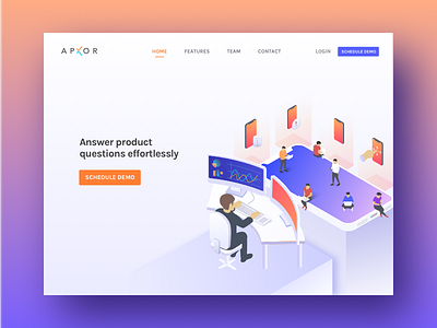 Apxor Landing Page