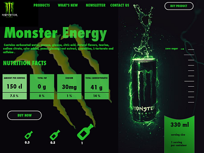 Monster Energy ux