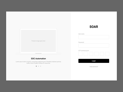 Login Wireframe