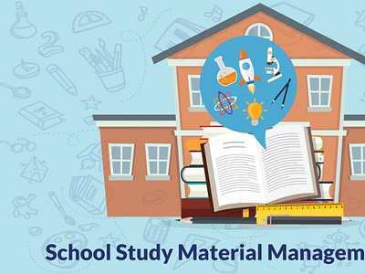School Study Material Management System best school erp software study material management