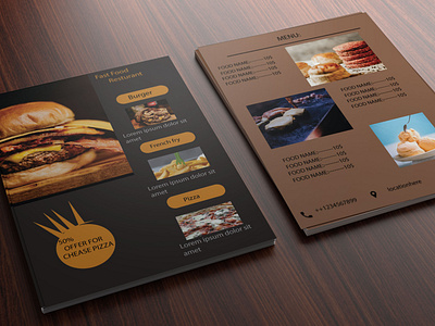 Resturant flyer behance black brochure burger burger menu business flyer design dribble facebook fastfood flat flyer food graphics design instagram location mahfuz jayed resturant snacks spicy