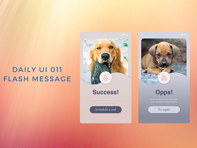 Daily UI 011 flash message