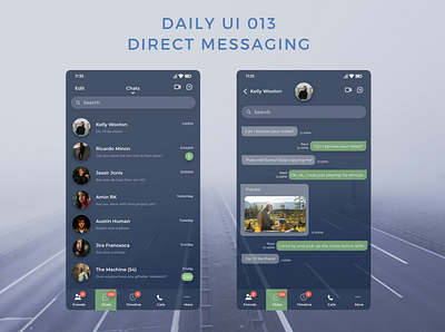 Daily UI 013 direct messaging daily ui 013 dailyui direct messaging ui ux