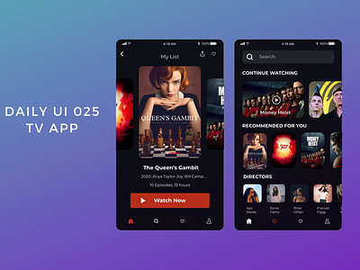 Daily UI 025 TV App