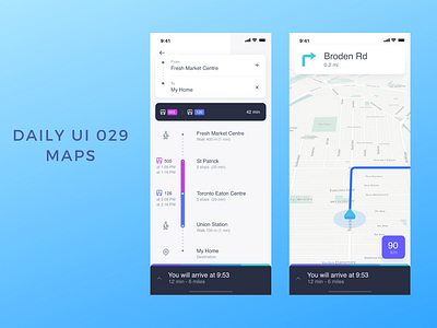 Daily UI 029 maps