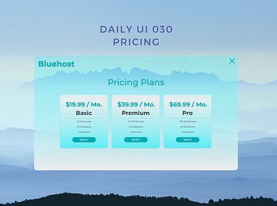 Daily UI 030 pricing daily ui 030 dailyui pricing pricing page pricing plan webdesign