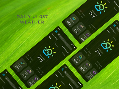 Daily UI 037 weather app design daily ui 037 dailyui weather weather app weather forecast